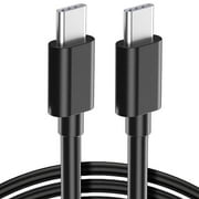 4 Ft. High-Speed USB-C to USB-C Charge & Sync Cable - Black