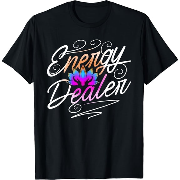 Energy Chakra Holistic Healing Hands Energy Dealer Reiki T-Shirt men and women can wear, black, white, gifts