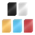 thumbnail image 3 of 100 Pcs Metal Engraving Blanks Colorful Aluminum Sheet Laser Engraving Business Card DIY Gift Cards 86x54x0.2mm (5Color), 3 of 5