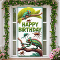 thumbnail image 6 of Yatrandify Colorful Reptile Happy Birthday Banner Jungle Animal Party Decoration for Kids Celebration Indoor Event, 6 of 8
