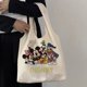 thumbnail image 2 of Bolso de mano de lona estilo hip hop con diseño de Minnie y Mickey Mouse de Disney, bolso de hombro ecológico, bolso de compras para mujer, bolso de mano estilo Harajuku para mujer, 2 of 5