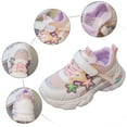thumbnail image 5 of Cathalem Girls Slip on Sneakers Little Girl & Big Girl Low Platform Court Sneaker (Pink,11.5), 5 of 8