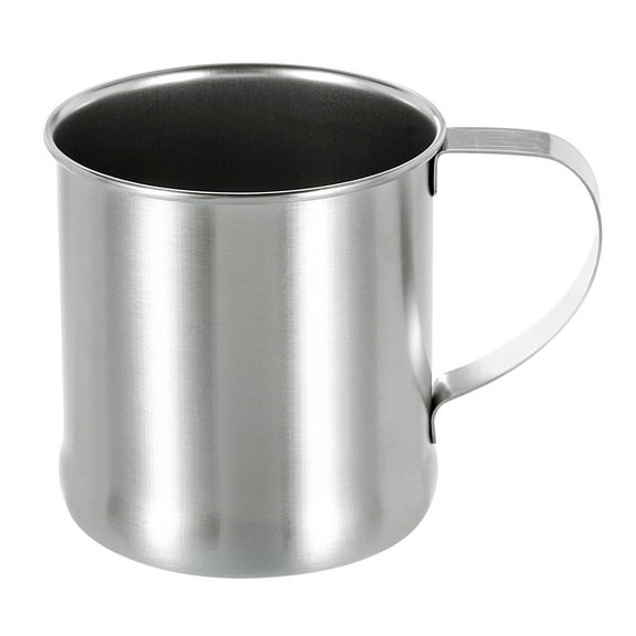 1Pack 304 Stainless Steel Cup with Handle, 10oz Metal Water Glasses Shatterproof Cup