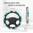 thumbnail image 3 of Salouo Ocean Wave Crash Print Elastic Car Steering Wheel Cover - 15'' Non-Slip Car Wheel Cover Protector - Universal Car Accessory for Diverse Cars, 3 of 6