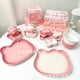 thumbnail image 3 of Sanrio Hello Kitty plato para cena de cerámica, vajilla con forma de pajarita, plato para cena, tazón de arroz, tazas y platillos, juego para enviar regalo a un amigo, 3 of 4
