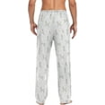 thumbnail image 2 of Top-kevin Multi- Medium Poodle Pajama Pants for Men PJs Bottoms Sleepwear Lounge Pants with Pockets, 2 of 13