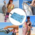 thumbnail image 2 of PVC Foldable Fish Ruler Waterproofs Fish Measuring Ruler Fishing Accessories, 2 of 8