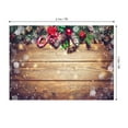 thumbnail image 4 of Fondo navideño para fotografía de 2,1 x 1,5 m / 7 x 5 pies, 4 of 5