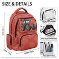 thumbnail image 7 of Aplkyhs Red Tractor 17 Inch Backpack for Age 6-12 Lightweight Water Resistant School Bag for Kids Elementary School Travel, 7 of 7