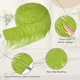 thumbnail image 3 of Uxcell Faux Fur Fabric, 60 x 2 Inch Plush Faux Fur, Fluffy Fuzzy Fabric Precut Strips for Crafts Beard Hair, Light Green, 3 of 7