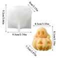 thumbnail image 2 of Silicone Mold, 3D Pumpkin Ghost Scented Candle Mold, Halloween Pumpkin Candle Making Mold, Ghost Candle Craft Silicone Mold, Fall and Halloween Decor Supplies for Home and Party, 2 of 6