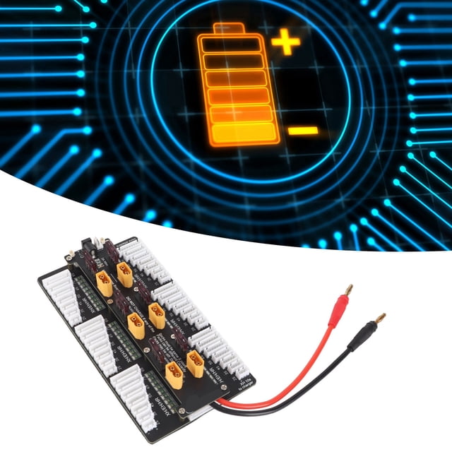 Placa De Carga, Placa Del Cargador De Batería XT60 Prevención De Sobrecarga Ciclo De Carga 2-8S Acortado Para Cargadores Equilibrados PL6