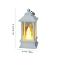 thumbnail image 6 of Electronic Candle Ambient Light Christmas Small Oil Lamp Mini Light Candle Night Light Holiday Ambient Decoration Lights 3.74"x1.65"x1.65" Real Warm Color for Festival Wedding Home Party Decor, 6 of 6