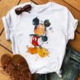 thumbnail image 3 of Camiseta de algodón para niños de Disney Mickey Minnie Mouse, nueva camiseta de moda Harajuku para niña, camiseta de verano de manga corta para bebé, ropa para niño, 3 of 5