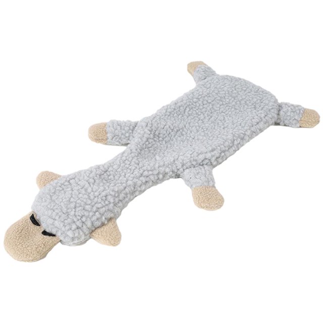 Juguetes chirriantes para perros, juguetes de peluche duraderos para perros, juego de juguetes para perros sin relleno para pequeños Los 36x18CM jinwen Juguetes chirriantes para cachorros