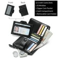 thumbnail image 2 of KALUNMA Women's Wallet RFID Blocking Leather Small Wallet Credit Card Holder with Coin Purse, 2 of 6