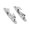 Style1, variant on 316 Stainless Steel Marine Boat Deck Rope Guide Hardware with Countersunk Mounting Base Polished Skene Chocks Pair for Deck