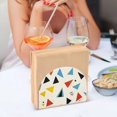 thumbnail image 3 of Yayeee Napkin Holder for Table Kitchen Paper Tissue Organization, Beige Triangles, 3 of 8