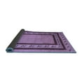 thumbnail image 2 of Ahgly Company Indoor Round Abstract Blue Contemporary Area Rugs, 8' Round, 2 of 4