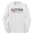 thumbnail image 3 of Autism Awareness Puzzle | Autism Is Not A Disablity It's A Different Abilty Inspirational Christian Mens Long Sleeve Shirt, White, 3X-Large, 3 of 5