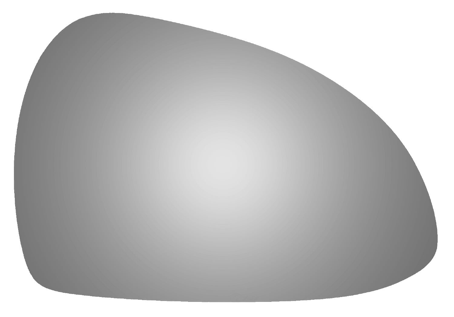 Burco Side View Mirror Replacement Glass - Clear Glass - 5541