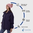 thumbnail image 4 of Gorro de Invierno para Mujer Gaon Tejido de Punto Suave Ligero y Cálido Rosa, 4 of 5