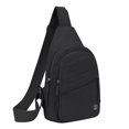 thumbnail image 3 of Clossjun Women Men Small Crossbody Bags Daily Wear Sling Bag Adjustable Belt Casual Daypacks For Work Out Hiking Party Back To School Black, 3 of 6