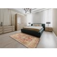 thumbnail image 5 of Ahgly Company Machine Washable Indoor Square Traditional Rust Pink Area Rugs, 5' Square, 5 of 7