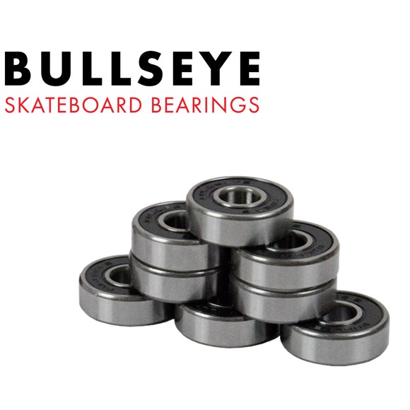 Bullseye Skateboard / Longboard Bearings Abec-5 8-Pack Tube