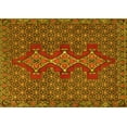 thumbnail image 1 of Ahgly Company Indoor Rectangle Persian Yellow Traditional Area Rugs, 7' x 9', 1 of 4
