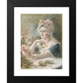 thumbnail image 2 of Albert Edelfelt 11x14 Black Modern Framed Museum Art Print Titled - Flower Girl (1884), 2 of 5