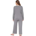 thumbnail image 6 of Cueply Womens Plus Size Pajamas Long Sleeve Pjs Sets Loungewear Sleepwear 1X-4X, 6 of 7