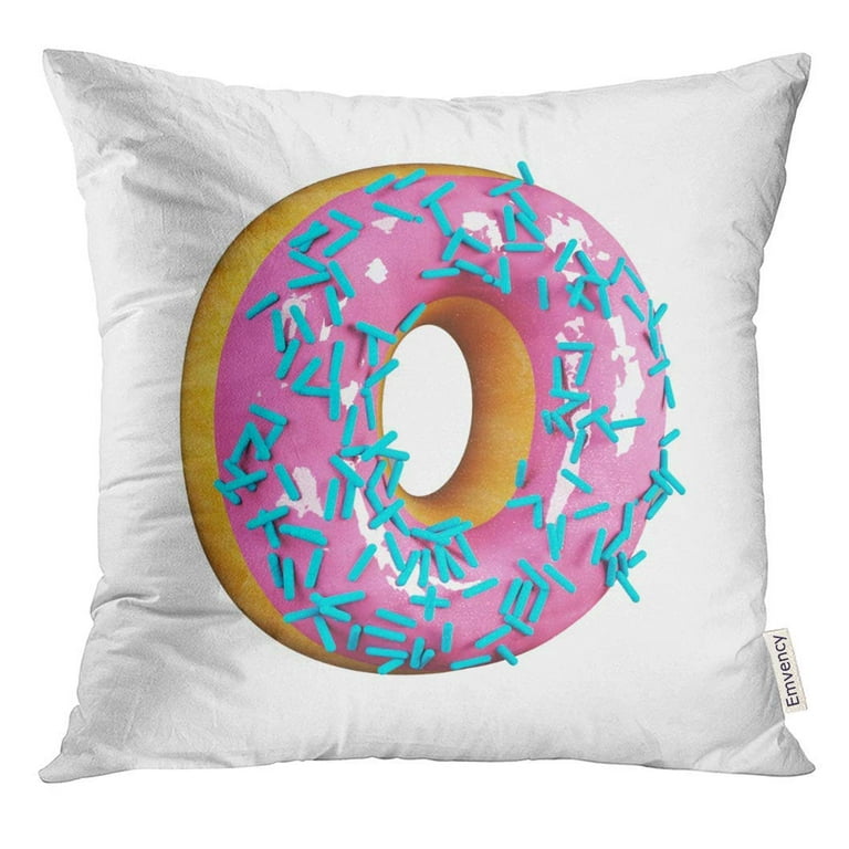 Sprinkle Donut Throw Pillow