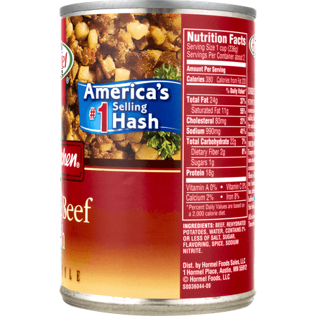 Hormel Mary Kitchen Corned Beef Hash, 15 oz Can