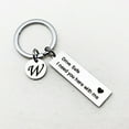 thumbnail image 4 of Hadanceo Key Holder Letter Pattern Fathers Day Gifts Stainless Steel Drive Safe Keychain for Home Q, 4 of 8