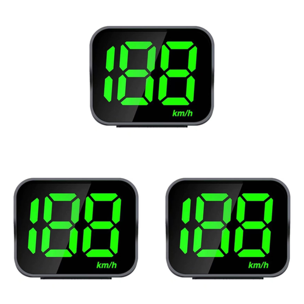 Pantalla frontal para coche GPS HUD fuente grande MPH Km/h HUD velocímetro Digital