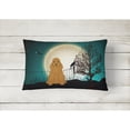 thumbnail image 2 of Carolines Treasures BB2285PW1216 Halloween Scary Cocker Spaniel Red Canvas Fabric Decorative Pillow, 12H x16W,, 2 of 3