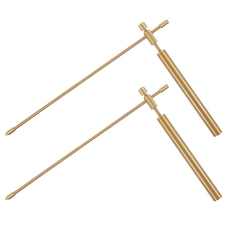 

2 Pcs Ruler Sourkout Rotation Divination Tools Dowsing Rod Outdoor Rods Portable Pure Copper
