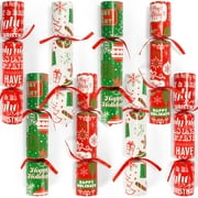 JOYIN 8 Pack Christmas Party Favor Non Snap No Popping Party Table Favors Holiday Party Favor Supplies for Kids and Adults, Christmas Parties, Dinners and Holidays