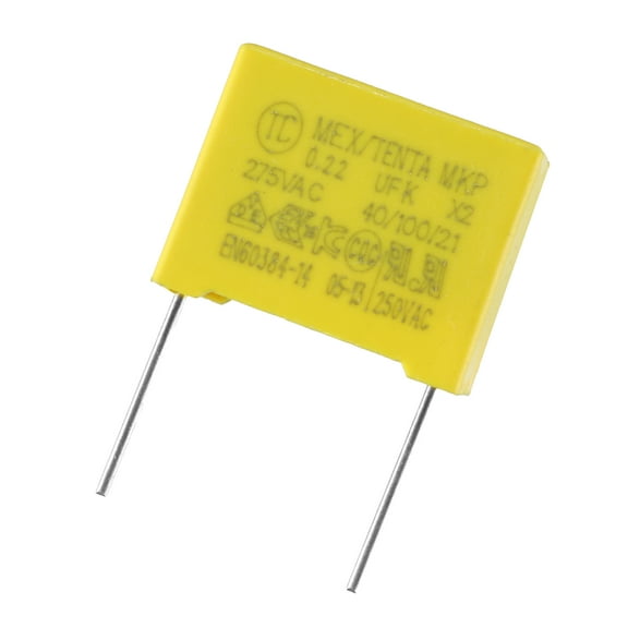 Uxcell 0.22uF 275VAC X2 MKP Polypropylene Film Capacitors 5 Pack