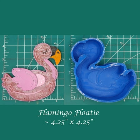 flamingo floatie silicone freshie mold