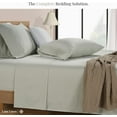 thumbnail image 4 of Draps en Coton Ultra Doux Ensemble de Draps Double Ensemble Pc Nombre de Fils Satin Literie Draps à Poches Profondes Draps Rafraîchissants Draps Format Double Ensemble de Lit Respirant (), 4 of 9