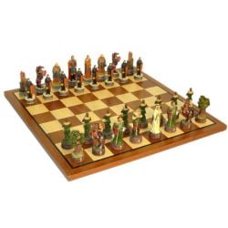 UPC 035756711511 product image for Royal Chess R71151 Robin Hood Chessmen - Painted Resin Chessmen | upcitemdb.com