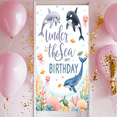 thumbnail image 6 of Marine Animals Banner Under the Sea Theme Ocean Decorations Colorful Design for Kids Party Event, 6 of 7