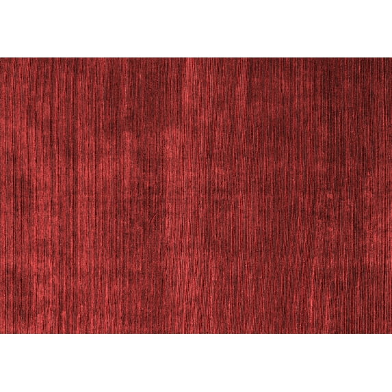 Ahgly Company Machine Washable Indoor Rectangle Abstract Red Modern Area Rugs, 2' x 4'