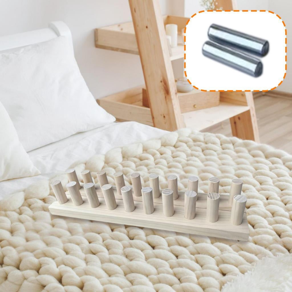 GUOOL Knitting Frame Made of [material Not Specified], DIY Weaving, Beginner, Yarn Crafts, Gifts, Stackable for Easy Transport, Thick Knitting Blanket Loom,