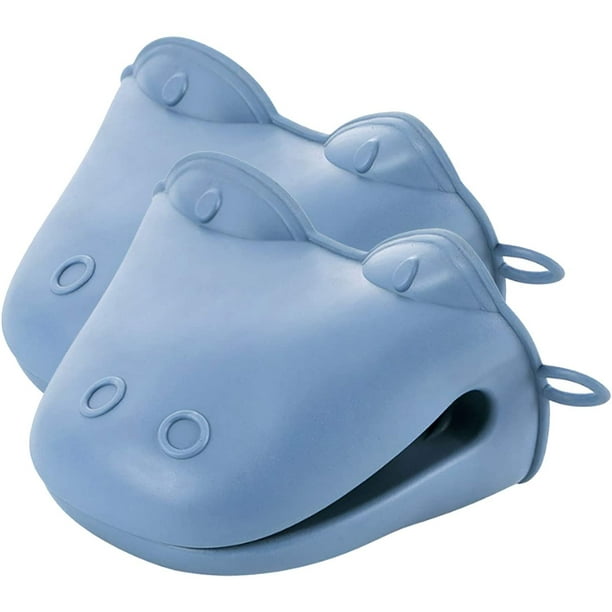 1 par de manoplas de silicona para horno, resistentes al calor, para microondas Adepaton LRWJ721-1