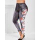 thumbnail image 2 of 3D Imprimir Santa Claus de Navidad del copo de nieve más el tamaño de Jeggings Rosegal Leggings de talla grande, 2 of 5