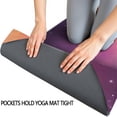 thumbnail image 3 of Colorful Tie Dye Nebula Pattern Hot Yoga Mat Towel Non Slip for Hot Yoga - Quick-Drying Yoga Mat Cover with 4 Corner Pockets with Travel Bag - Hot Yoga Towel Non Slip 70"x26", 3 of 6
