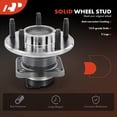 thumbnail image 6 of A-Premium Front Wheel Bearings and Hub Assembly Compatible with Chevrolet Corvette 1991 1992 1993 1994 1995 1996, V8 5.7L, w/5-Lug, Replace # 513085, 6 of 9